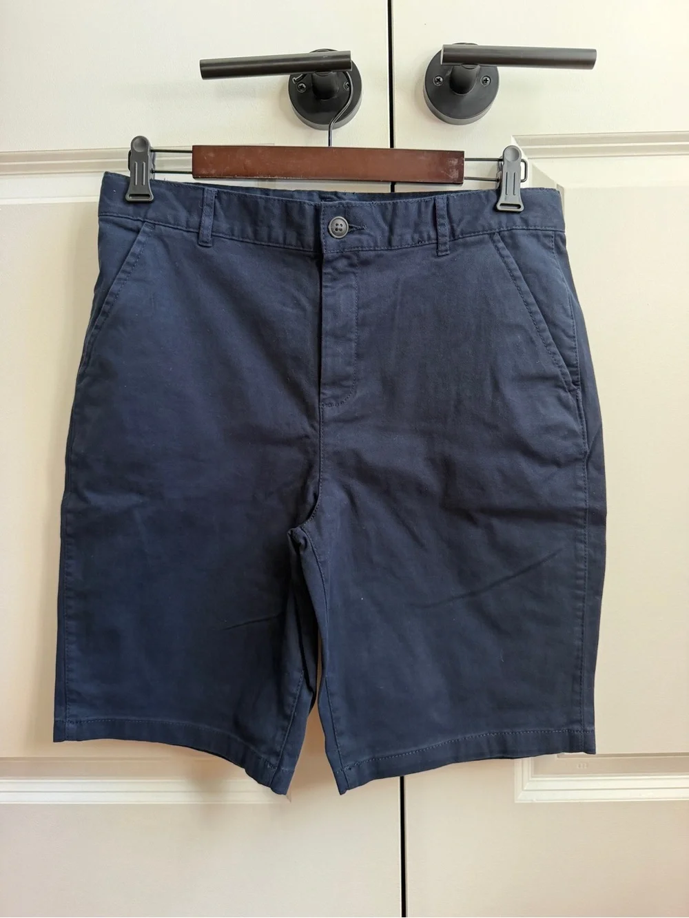 NWOT Children's Place Boys Uniform Stretch Chino Shorts 2-Pack Navy size 14